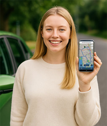 Irish RSA driving test routes